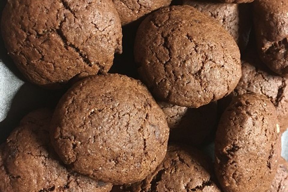 Schoko-Bananen-Nutella Cookies