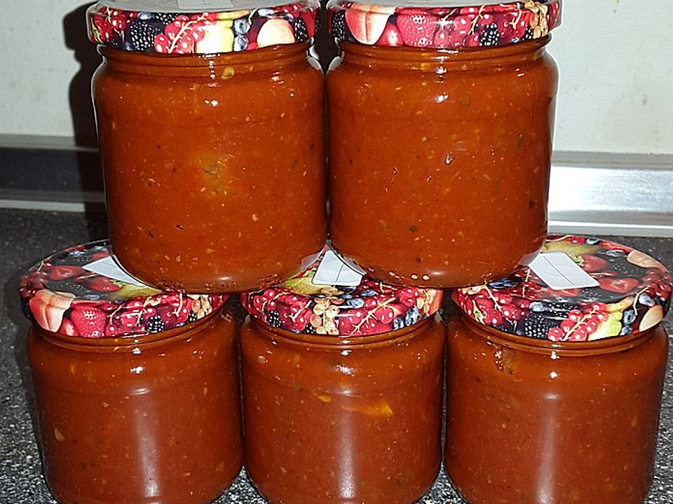 Fruchtig-pikantes Tomatenchutney von schoespa| Chefkoch