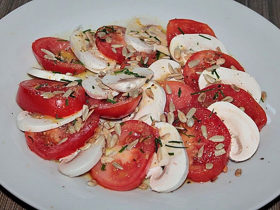 Tomaten-Champignon-Carpaccio von patty89| Chefkoch
