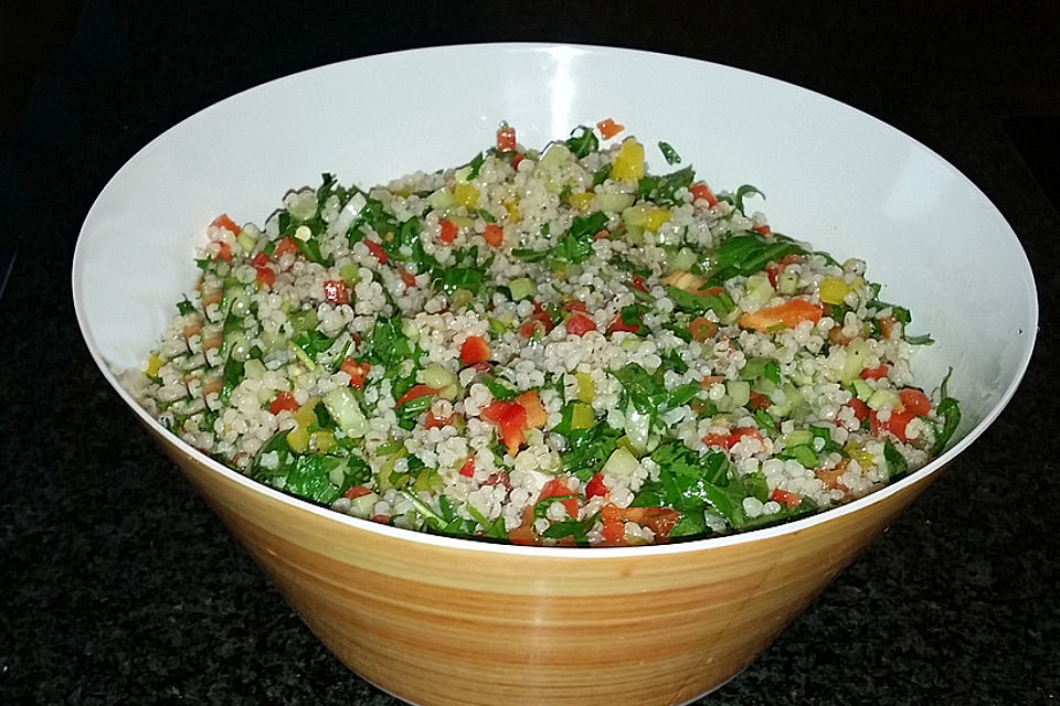 Perlgraupensalat mit Rucola