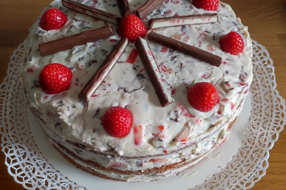 Einfache Yoguretten Torte