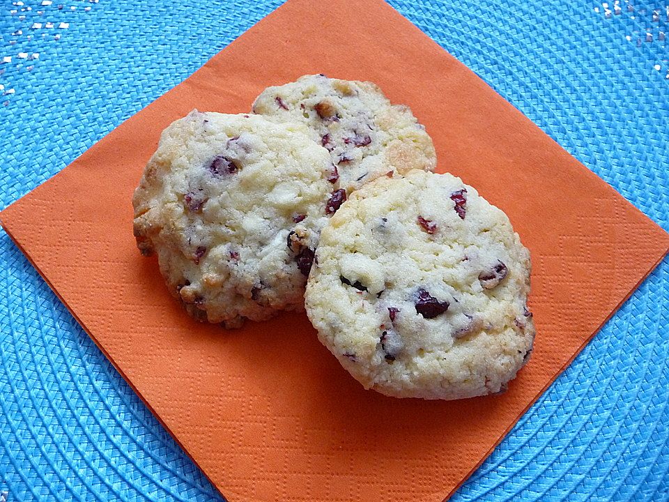 Cranberry-White Choco-Cookies von Jönnö| Chefkoch