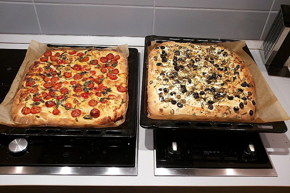 Zweierlei Focaccia