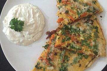 Möhren-Ingwer-Omelett