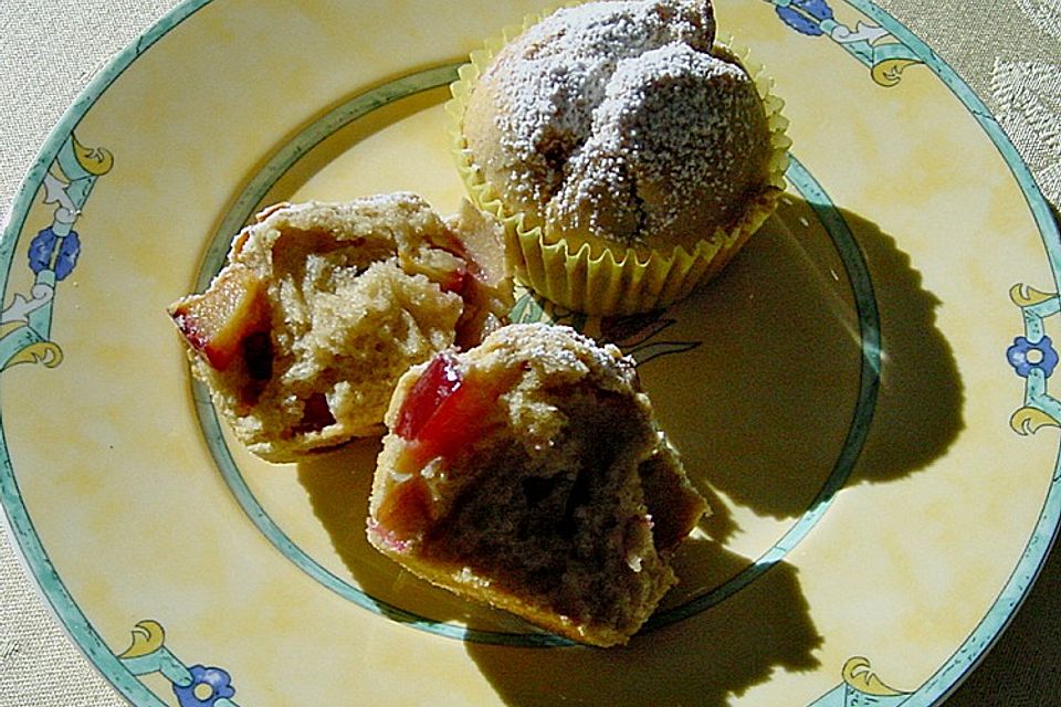 Saftige Pflaumen - Muffins