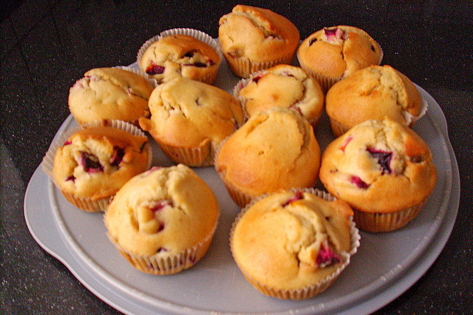 Saftige Pflaumen - Muffins