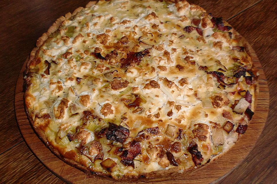 Steinpilz-Lauch-Kuchen