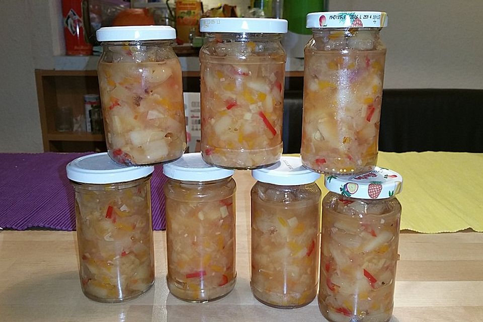 Nektarinen-Habanero-Chutney