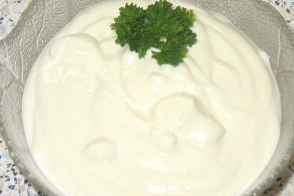 Selbstgemachte Mayonnaise ohne Ei