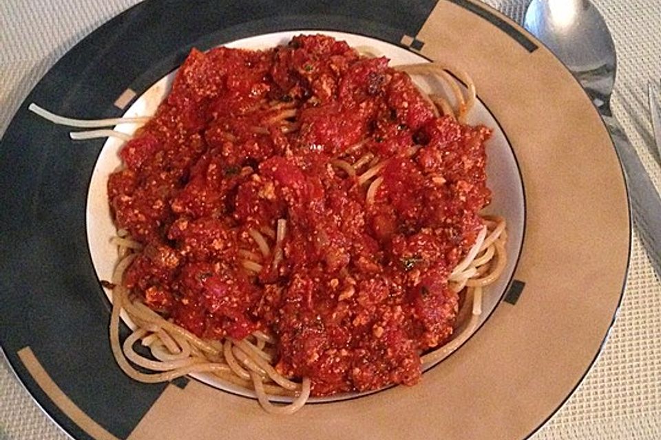 Vegane Spaghetti Bolognese