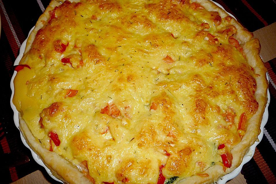 Lachs - Blätterteig - Pie