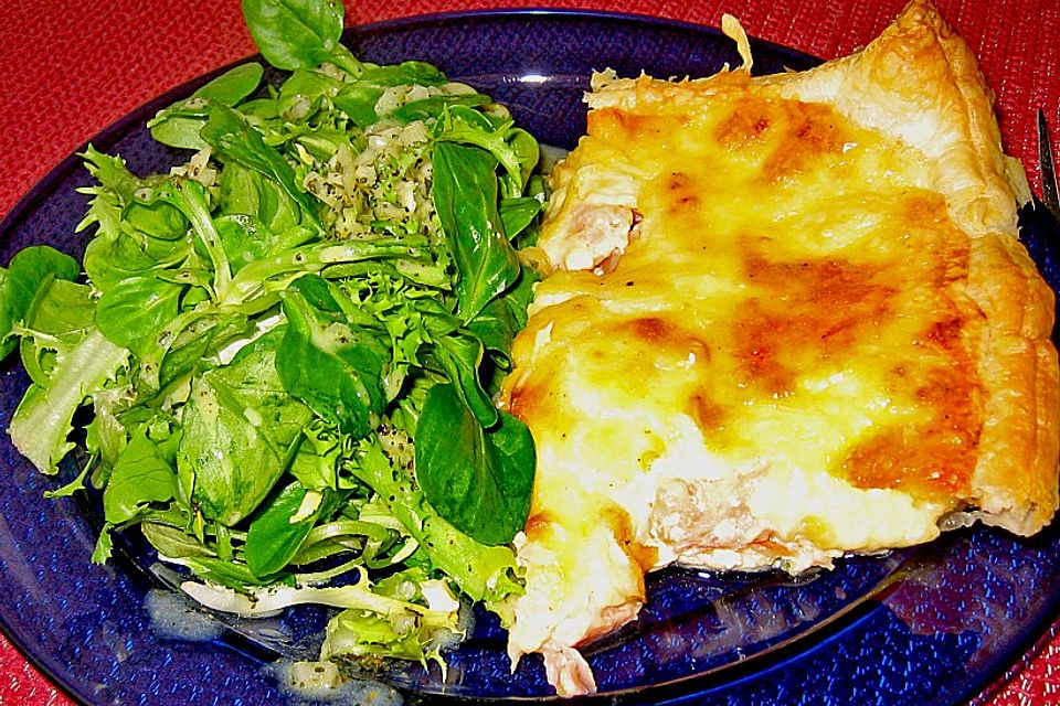 Lachs - Blätterteig - Pie