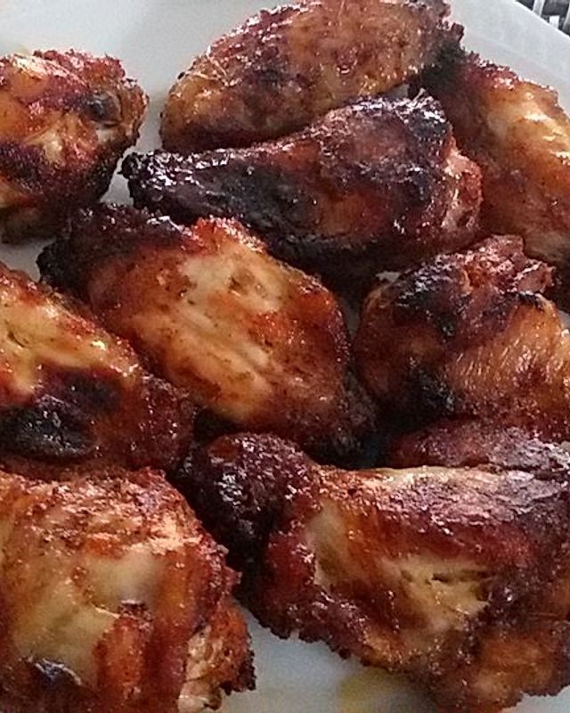 BBQ Chicken Wings hot & spicy