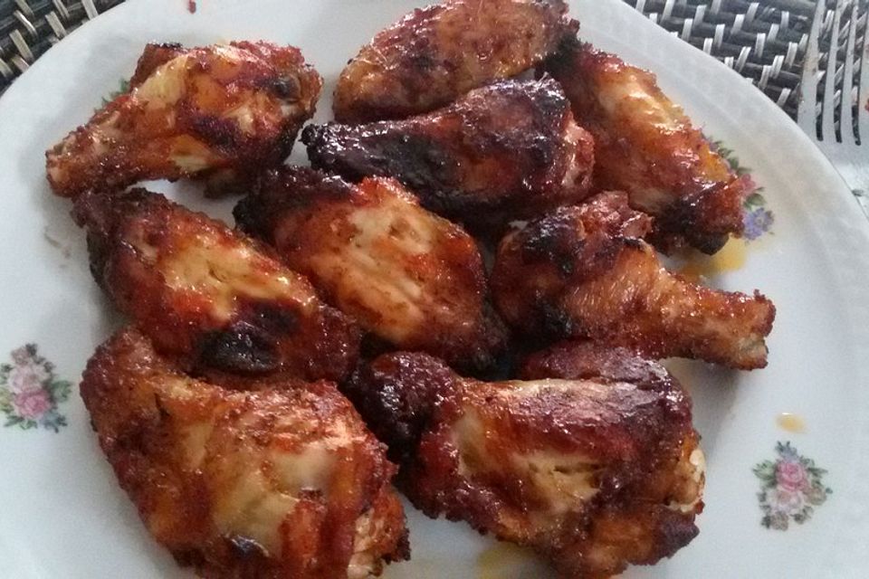 BBQ Chicken Wings hot & spicy