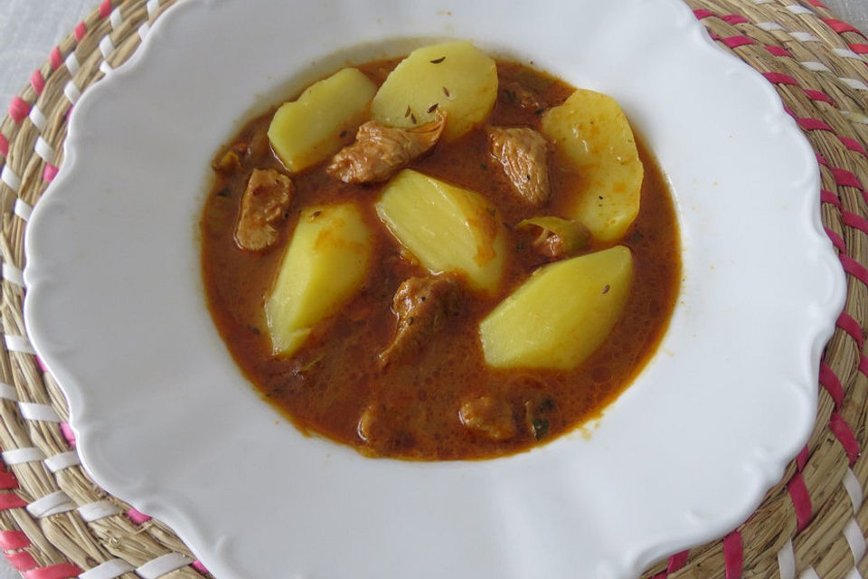 Feuriger Putengulasch