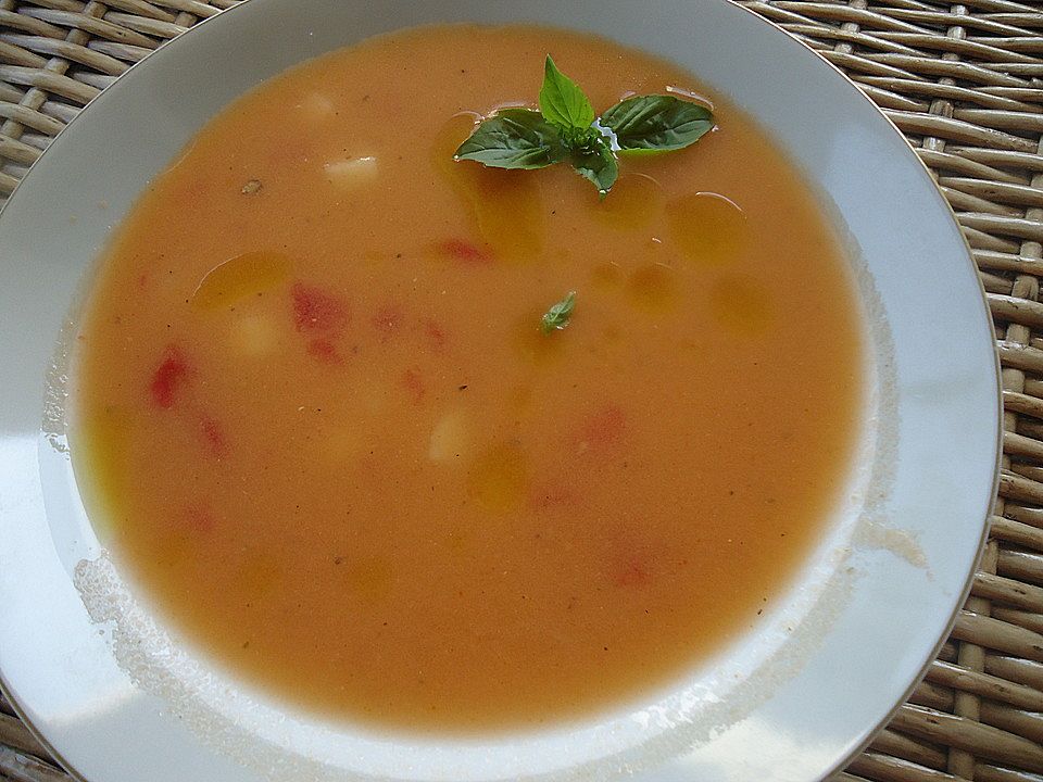 Kalte Honigmelonen-Tomatensuppe von hefide| Chefkoch