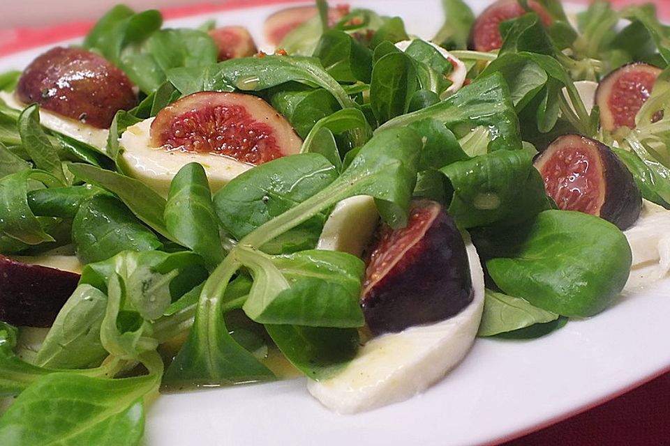 Feldsalat mit Feigen