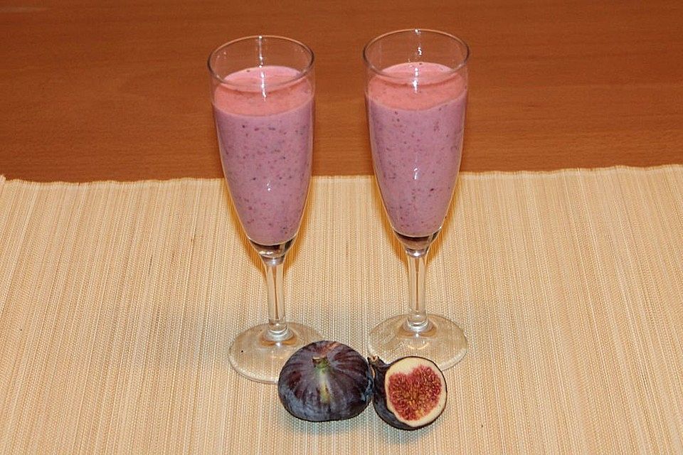 Feigen-Erdbeer-Smoothie