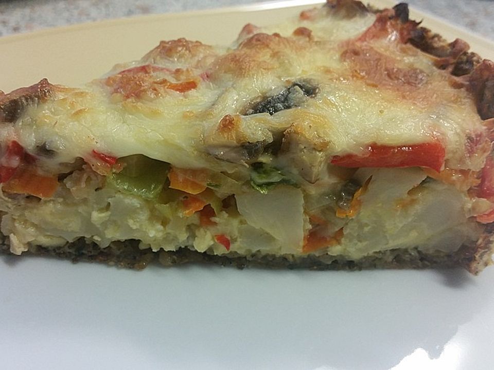 Chia-Quiche mit Gemüse von küchen_zauber| Chefkoch