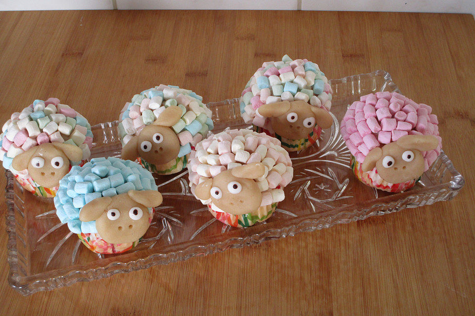 Schäfchen-Cupcakes Schäfchen-Cupcakes