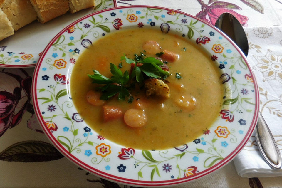 Schwäbische Kartoffelsuppe