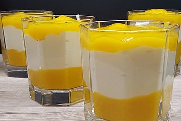 Mango-Vanille-Quark-Dessert à la Dani