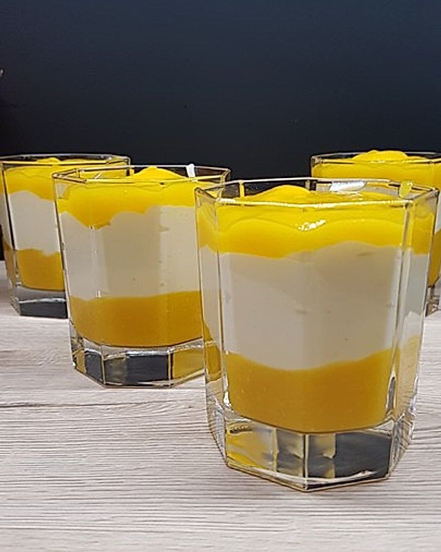 Mango-Vanille-Quark-Dessert à la Dani
