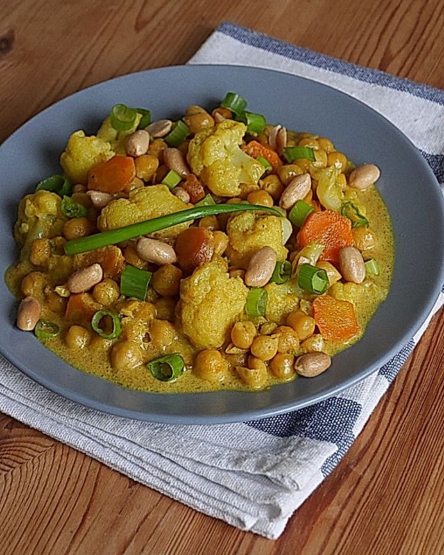 Vegetarisches Kichererbsen-Curry
