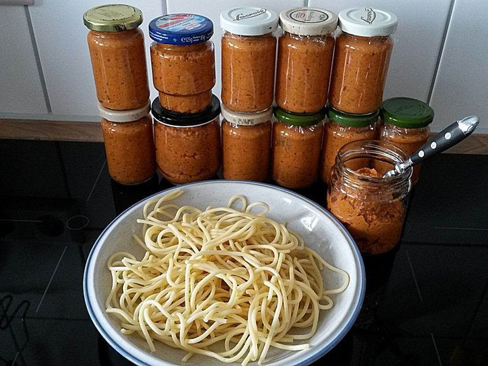 Tomaten-Paprika-Pesto von elmjägerin| Chefkoch