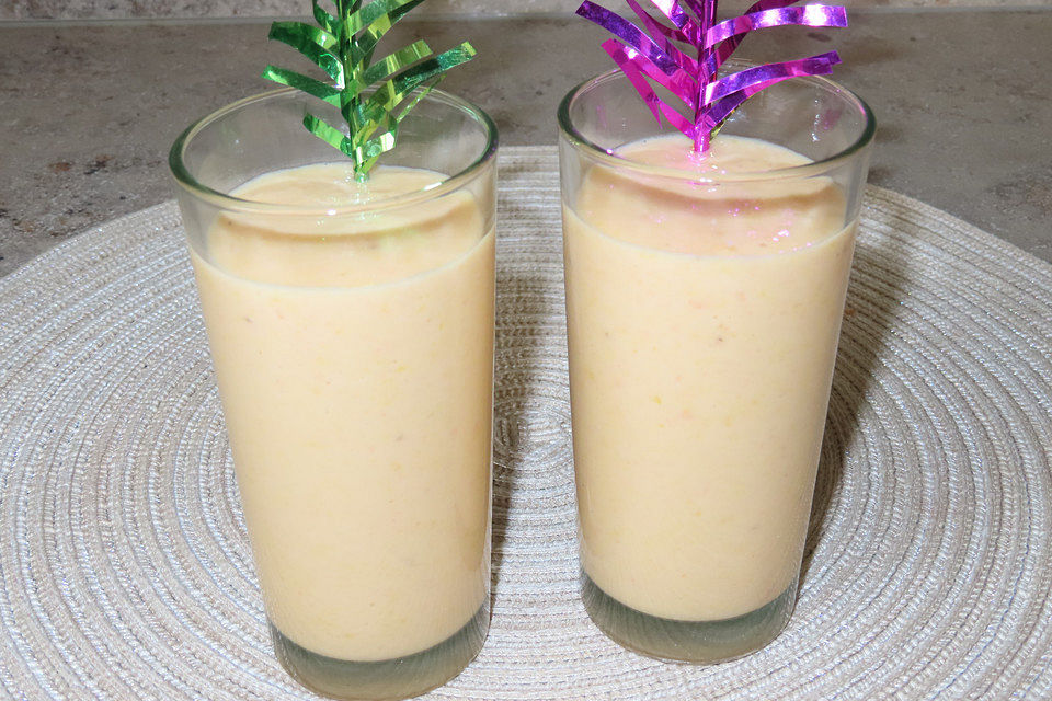 Galia Melonen-Nektarinen-Smoothie