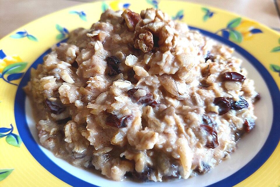 Porridge à la "Apfelstrudel"