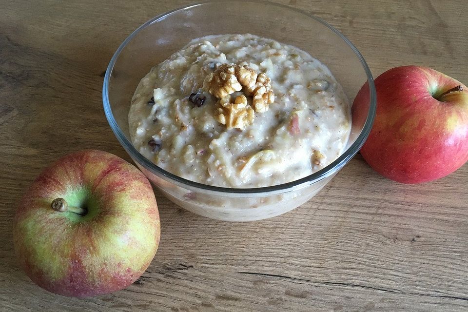 Porridge à la "Apfelstrudel"