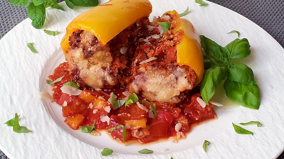 Gefüllte Paprika mit Quiona-image