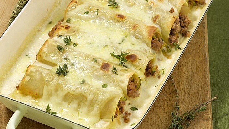 Cannelloni mit Zucchini-Hackfleisch-Füllung von Vronal93| Chefkoch