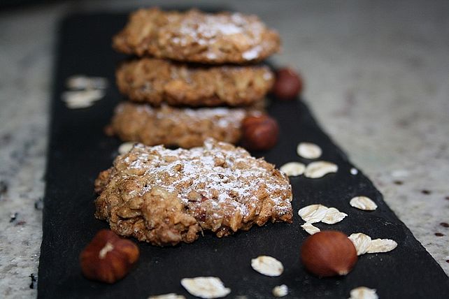 s-fuechsles knusprige Haferflockenkekse mit Zimt von s-fuechsle| Chefkoch