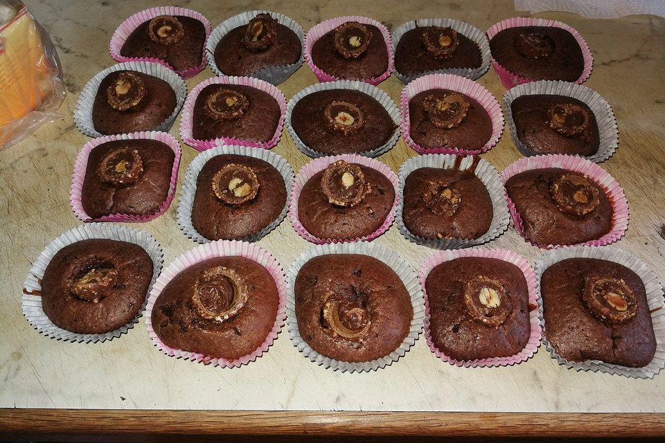 Schokoladige Toffifee-Muffins