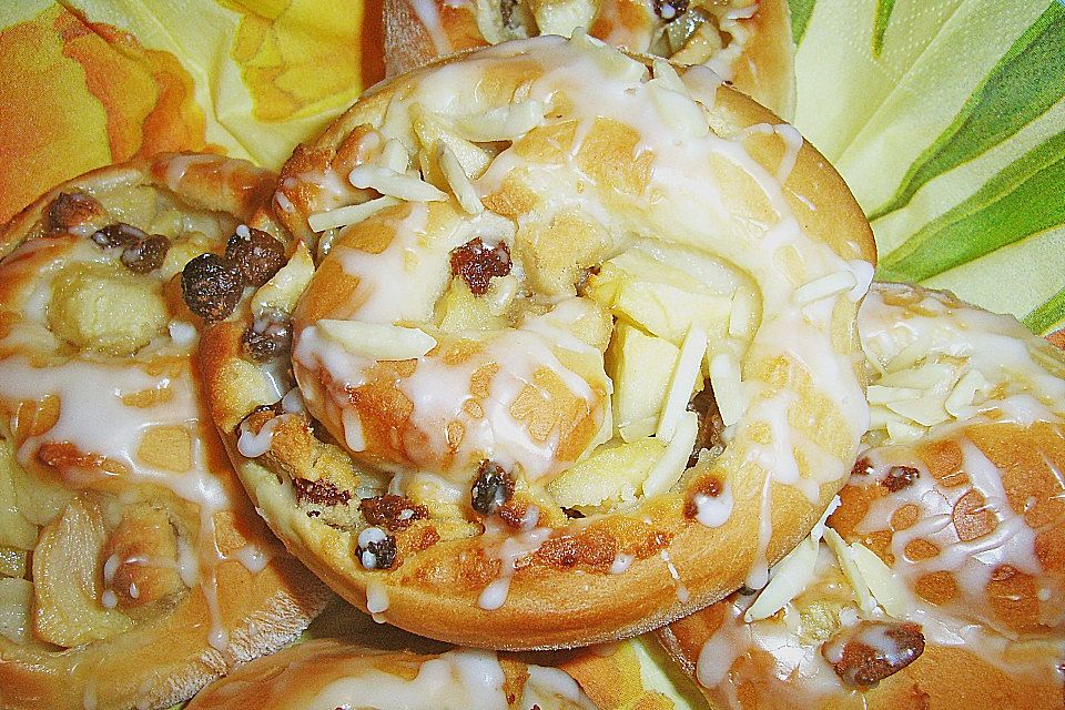 Apfel - Quarkschnecken