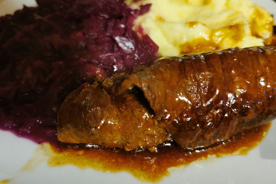 Rinderrouladen mit Malzbier