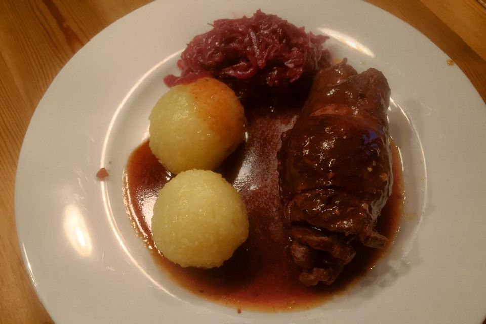 Rinderrouladen mit Malzbier