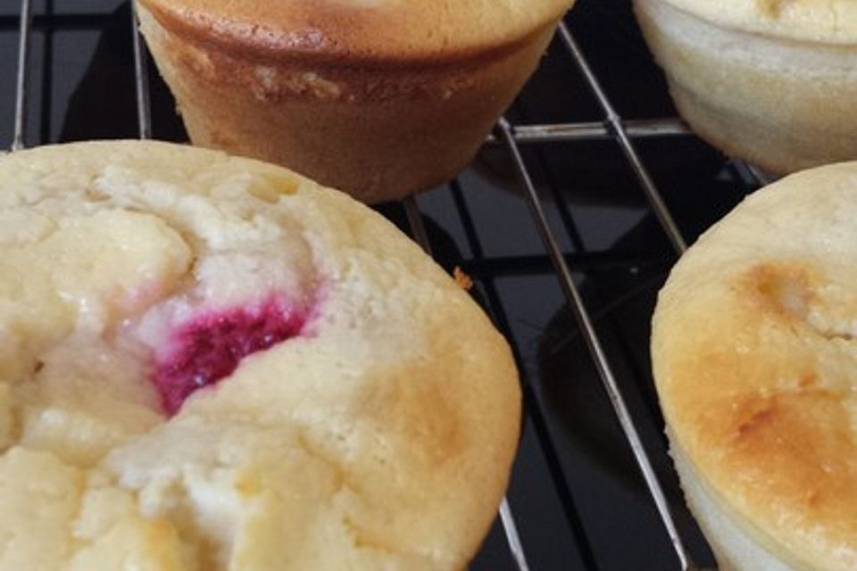 Himbeer-Cheesecake-Muffins