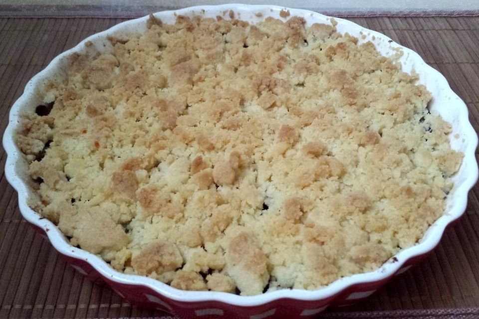 Pflaumencrumble oder Plumcrumble