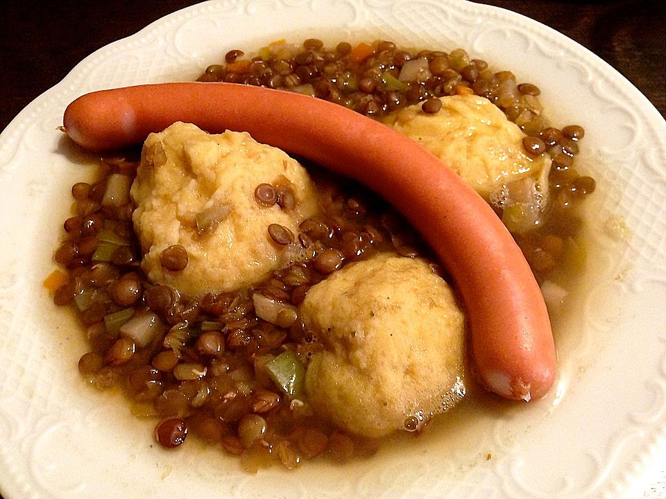 Omas fränkische Linsensuppe
