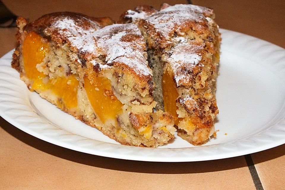 Schoko - Aprikosen - Kuchen (schnell) Schoko - Aprikosen - Kuchen (schnell)