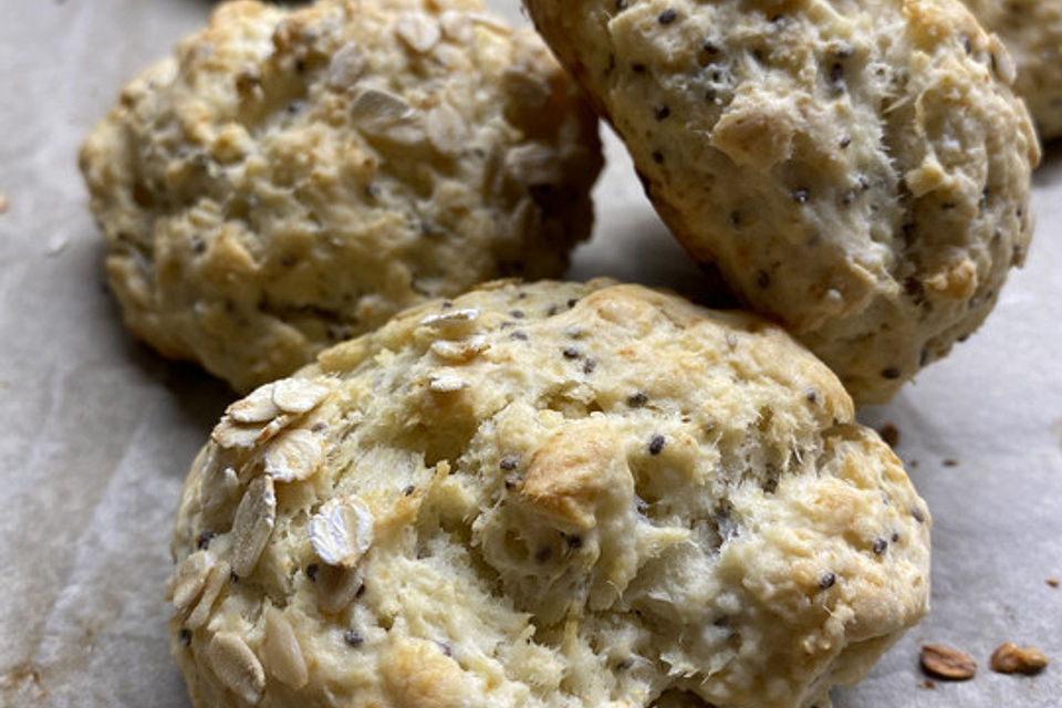 Chia-Joghurt Brötchen