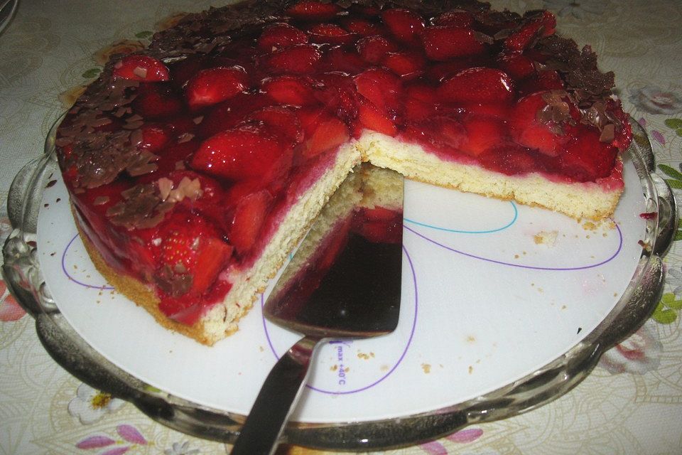 Schneller Erdbeerkuchen