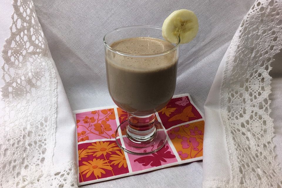 Bananen-Joghurt-Nutella-Smoothie