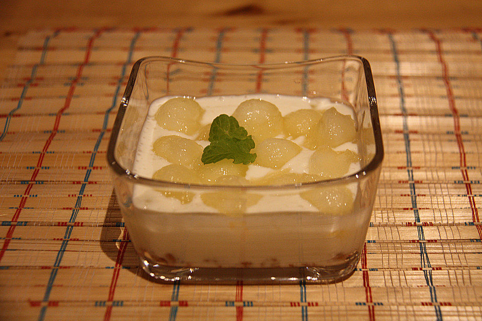 Honigmelone-Trifle