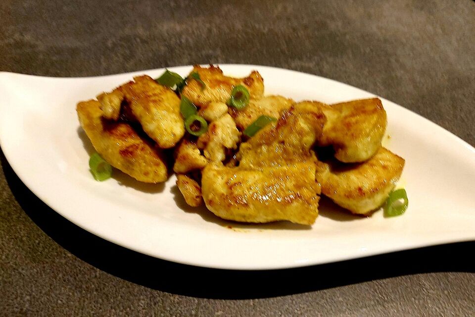 Gebratene Hähncheninnenfilets