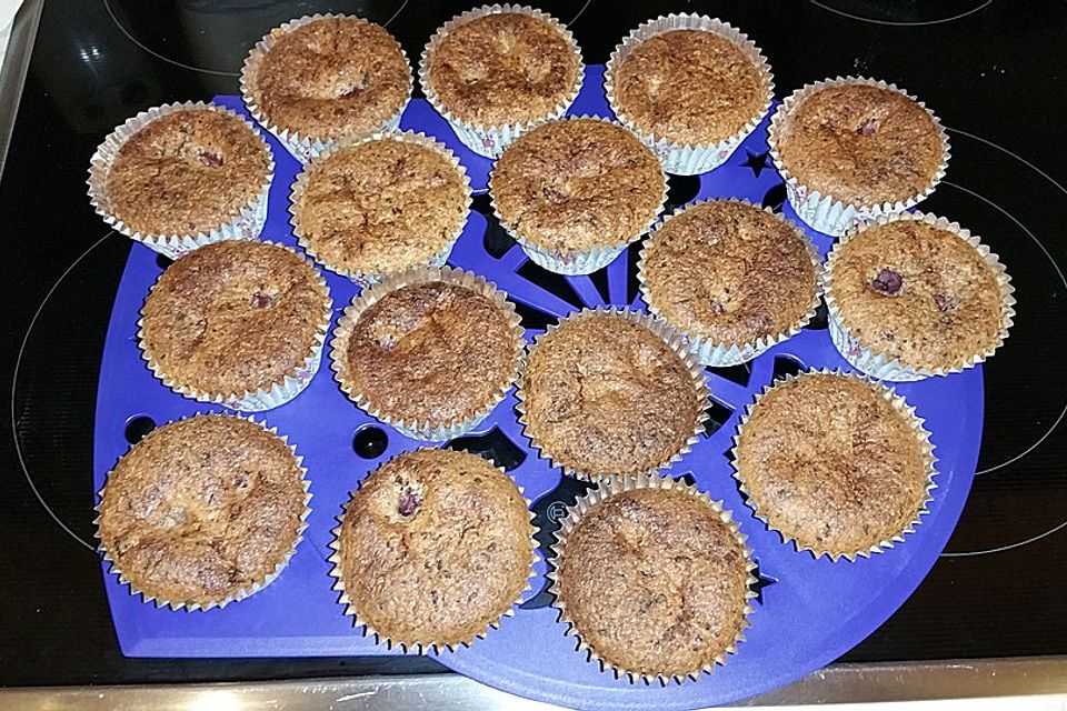 Mandel-Schoko-Kirsch Muffins