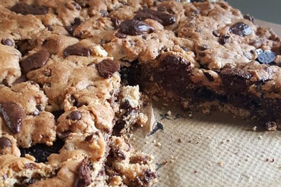 Nutella-Cookie-Kuchen